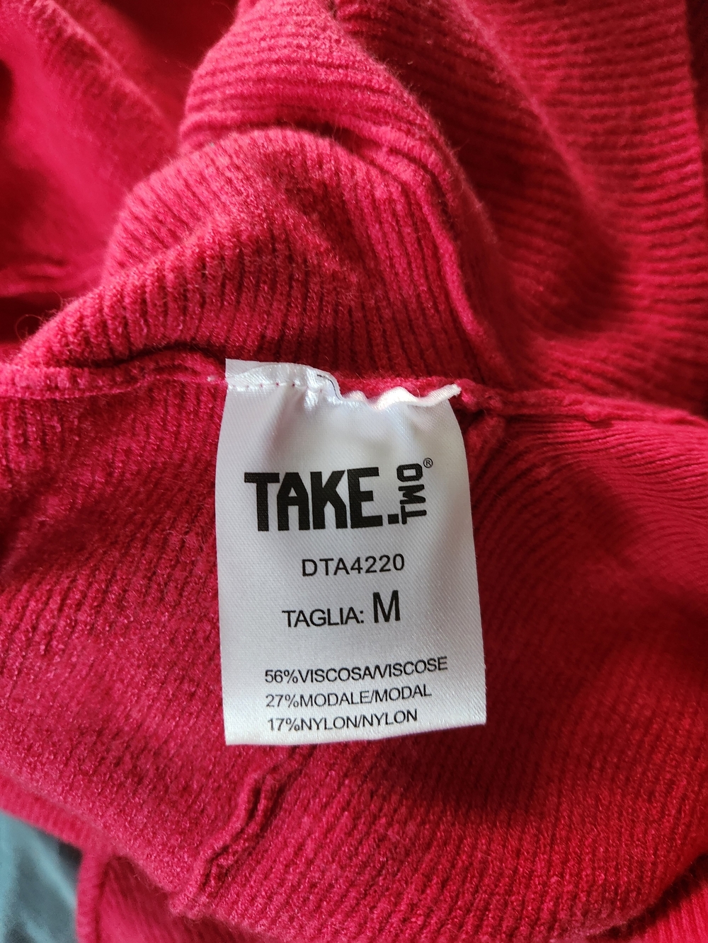 TAKE.TWO Women's Red Jacket - Medium  Made In ITALY